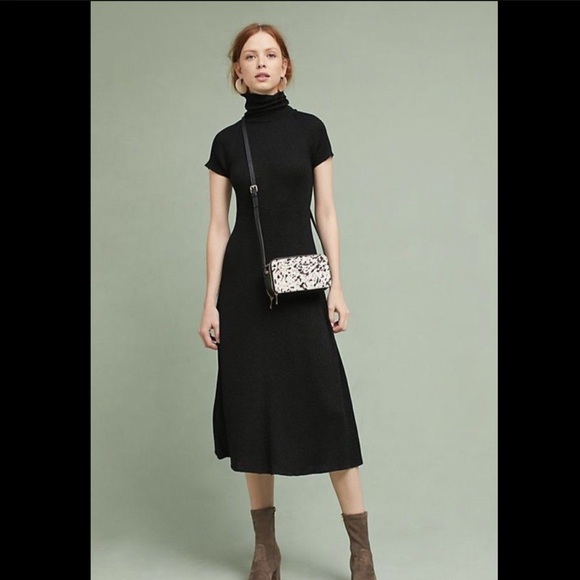 Anthropologie Dresses & Skirts - Maeve Subtle Metallic Knit Turtleneck Rib Dress 2 Anthropologie Dresses & Skirts - Maeve Subtle Metallic Knit Turtleneck Rib Dress 2